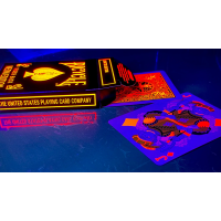 Cartes Bicycle Neon Solar Orange