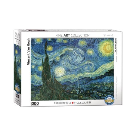 Puzzle 1000 pièces - Nuit Etoilée de Van gogh