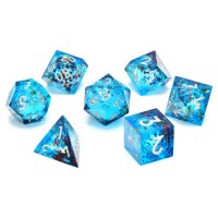 Set de Dés JDR x7 CritStones Liquid Core Mermaid's Maelstrom