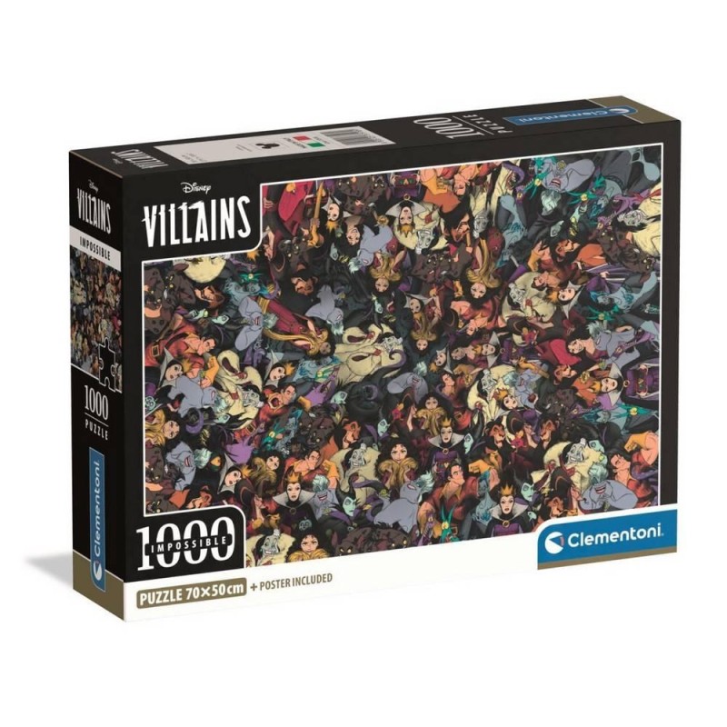 Puzzle 1000 pièces - Impossible Villains de Disney