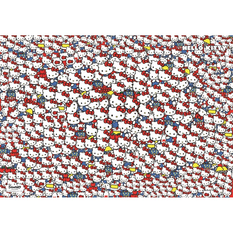 Puzzle 1000 pièces - Impossible Hello Kitty