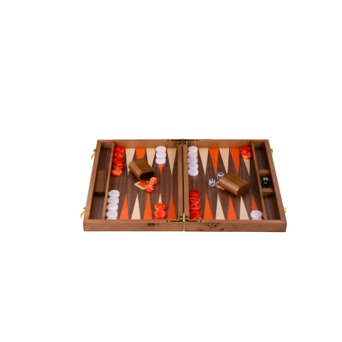 Backgammon Noyer Moka 38cm