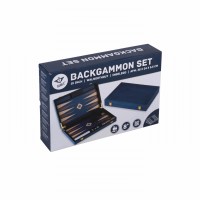 Backgammon Noyer Bleu 38cm