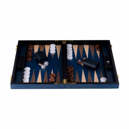 Backgammon Noyer Bleu 48cm