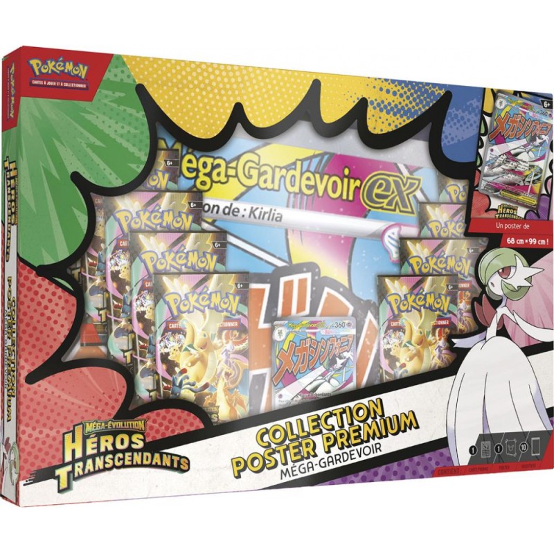 Coffret Pokémon Collection Poster Premium Mega-Gardevoir