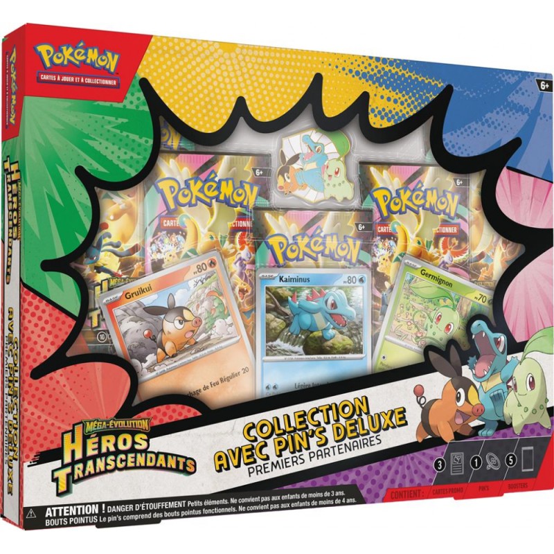 Coffret Pokémon Héros Transcendants Collection Pin's Deluxe