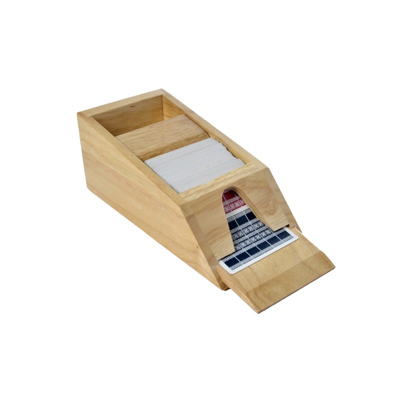 Sabot en Bois pour Cartes à Jouer