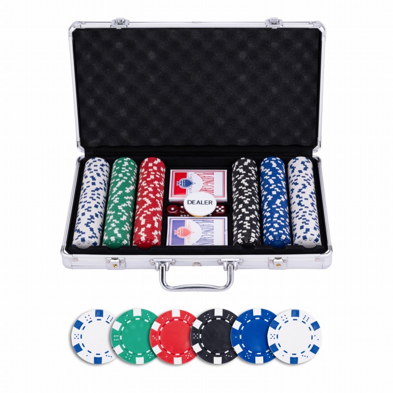 Mallette Poker Métal 300 Jetons