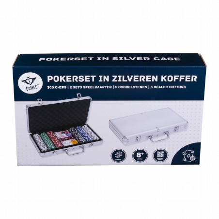 Mallette Poker Métal 300 Jetons