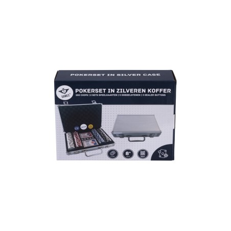 Mallette Poker Métal 200 Jetons
