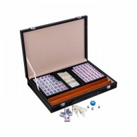 Mahjong Coffret Simili Cuir