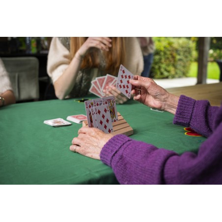 Porte-Cartes Bois Massif x2