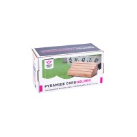 Porte-Cartes Bois Massif x2