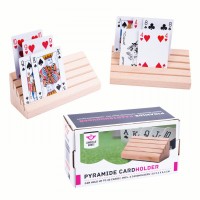 Porte-Cartes Bois Massif x2