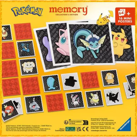 Jeu de Memory Pokémon