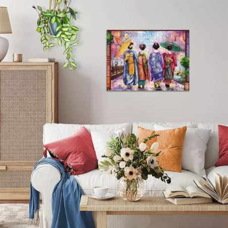 Puzzle 500 pièces - Promenade Fleurie