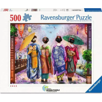 Puzzle 500 pièces - Promenade Fleurie