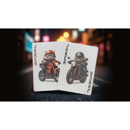 Cartes Bicycle Biker Cats