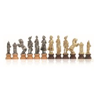 Pièces d'Echecs Napoléon Socle Bois - Taille 5.5