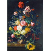 Puzzle 1000 pièces - Bouquet de Ruysch