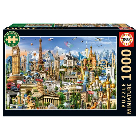 Puzzle 1000 pièces - Symboles de l'Europe - Miniature