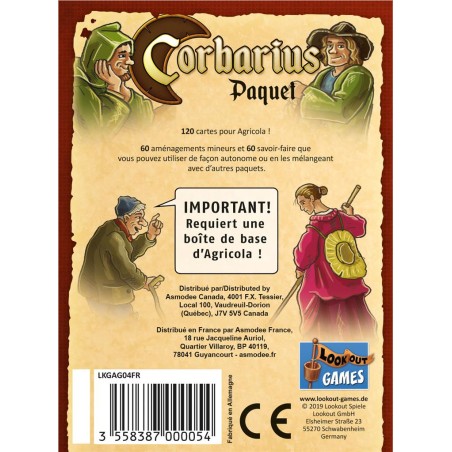 Agricola : Extension Corbarius Deck