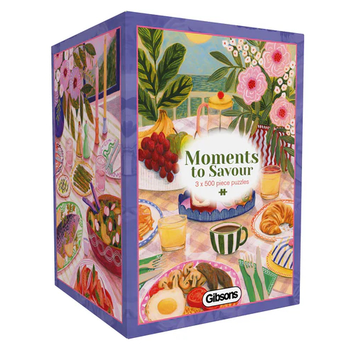 3 Puzzles 500 pièces -...