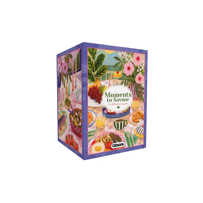 3 Puzzles 500 pièces - Moments to Savour
