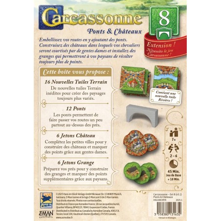 Carcassonne : Ponts et Chateaux - Extension 8