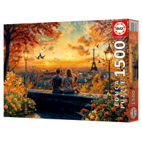 Puzzle 1500 pièces - Amoureux à Paris