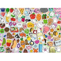Puzzle 500 pièces - Stickers Kawaii