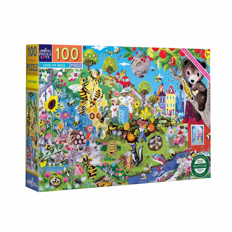 Puzzle 100 pièces - L'Amour Des Abeilles