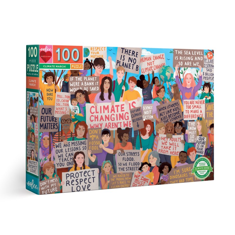 Puzzle 100 pièces - Marche Pour Le Climat