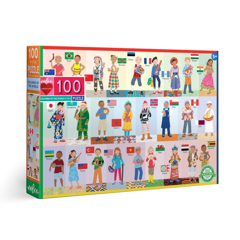 Puzzle 100 pièces - Enfants Du Monde