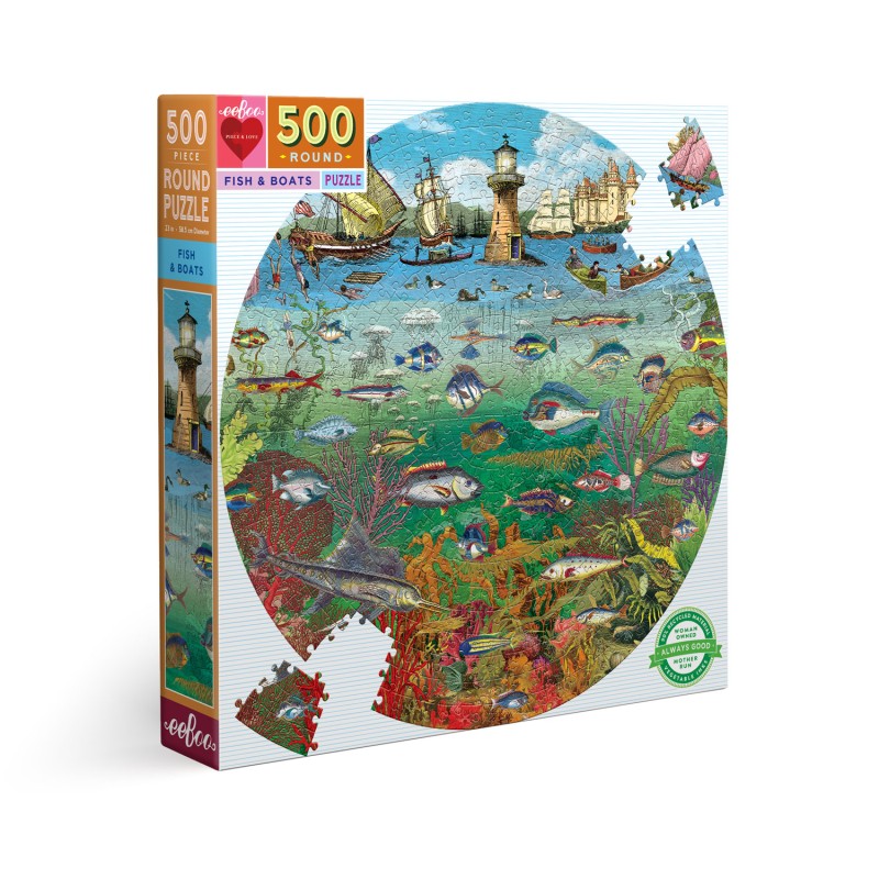 Puzzle 500 pièces - Fish & Boats