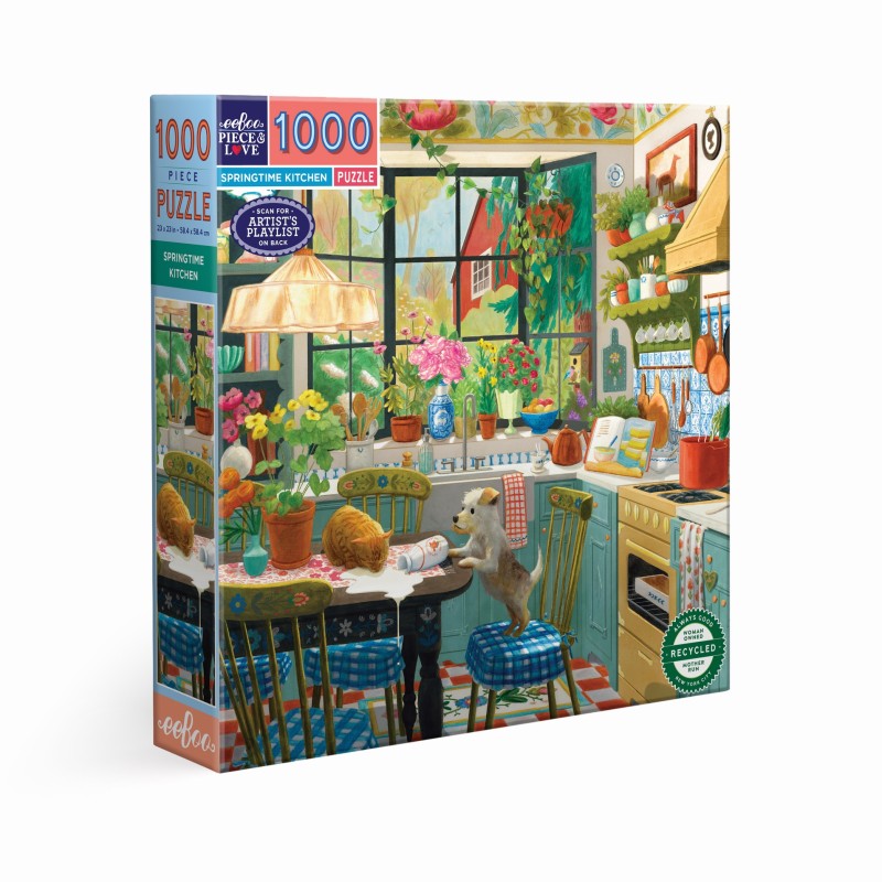 Puzzle 1000 pièces - Springtime Kitchen