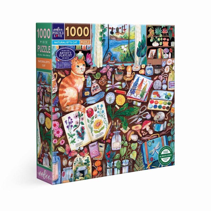 Puzzle 1000 pièces - Naturalist's Cat