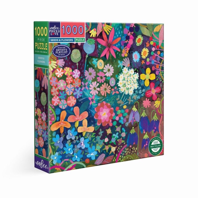 Puzzle 1000 pièces - Seeds & Flowers