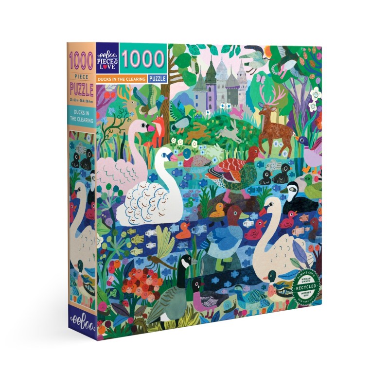 Puzzle 1000 pièces - Ducks In The Clearing