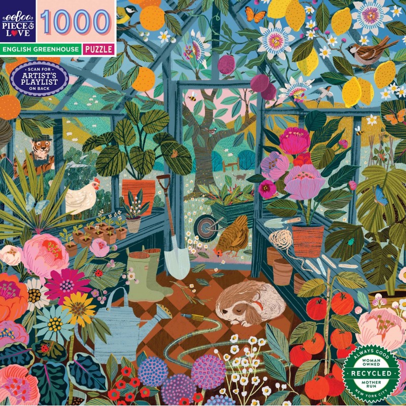 Puzzle 1000 pièces - English Greenhouse