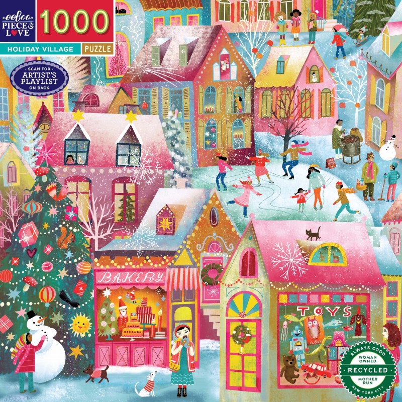 Puzzle 1000 pièces - Holiday Village
