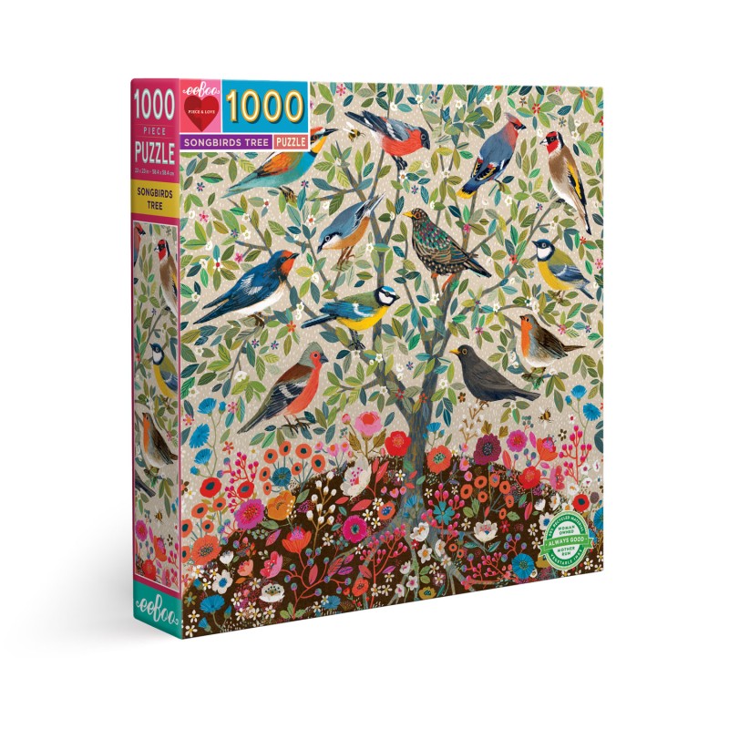 Puzzle 1000 pièces - Songbirds Tree