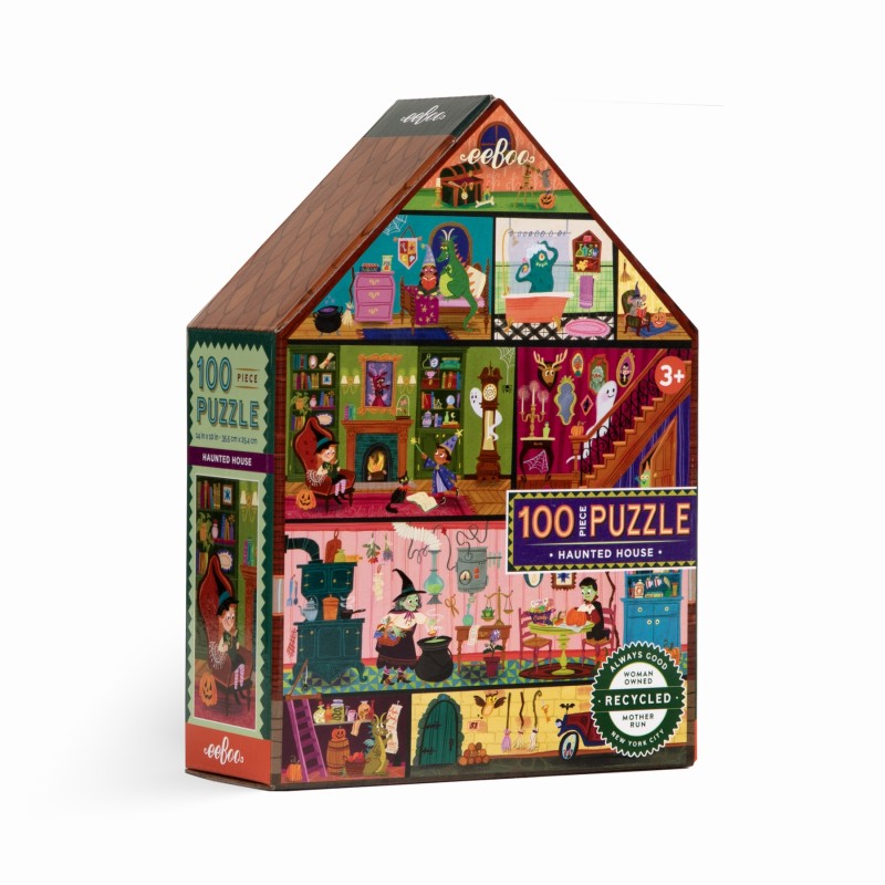 Puzzle 100 pièces - Maison Hantée