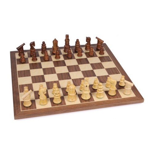 Jeu d'Echecs Canon Sheesham - Ensemble Complet