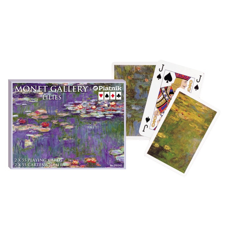 Coffret 2 x 55 Cartes Monet - Lilies