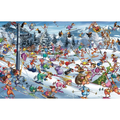 Puzzle 1000 pièces - Ski de...