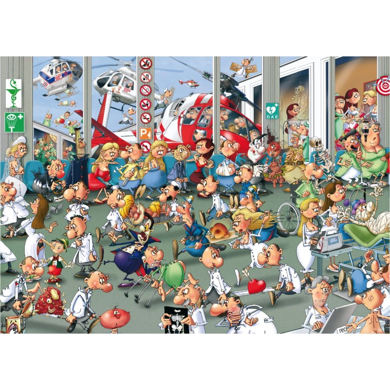 Puzzle 1000 pièces - Aux Urgences