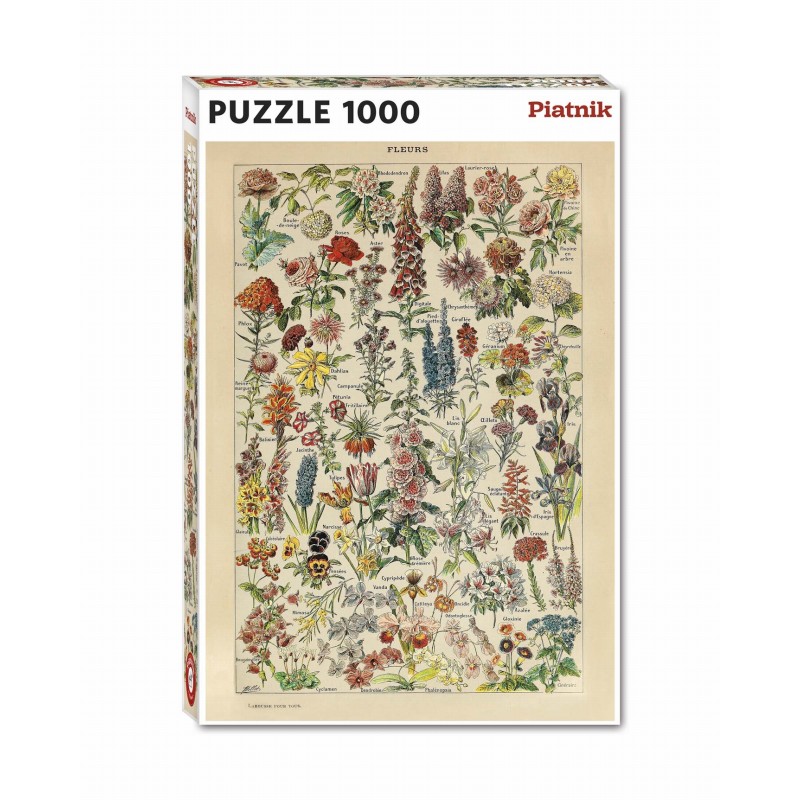 Puzzle 1000 pièces - Millot - Fleurs