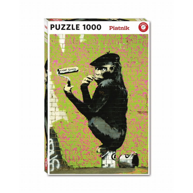 Puzzle 1000 pièces - Banksy : Roller Chimp