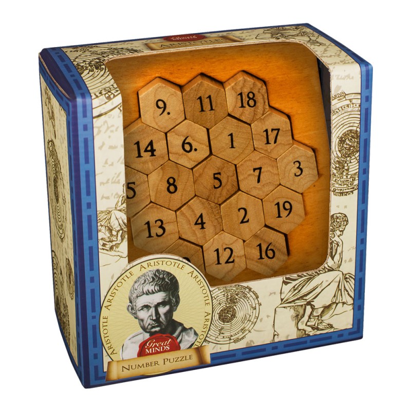 Casse-tête en bois Aristote Numbers Puzzle
